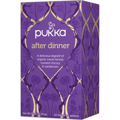 Pukka after dinner purple box