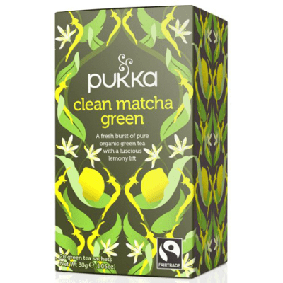 Pukka clean match green box with lemon