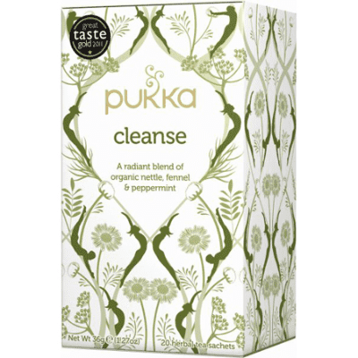 Pukka cleanse white and green box