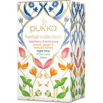Pukka herbal collection multi coloured box