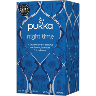 Pukka night time blue box