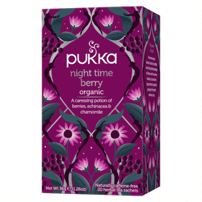 Pukka night time berry purple box