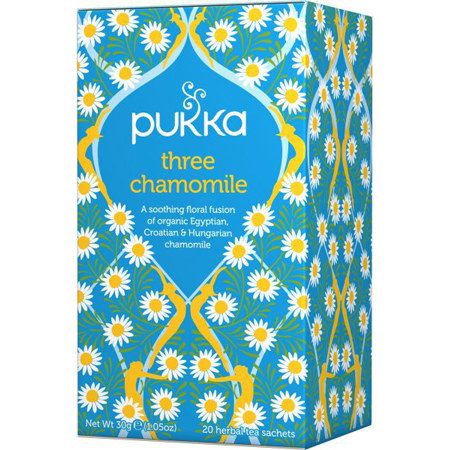 Pukka 3 chamomile box