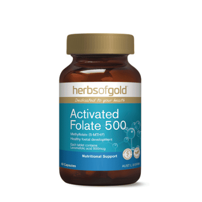 Activated folate 500 bottle