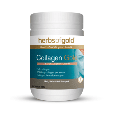 Collagen gold container