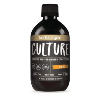 Culture chai bottle