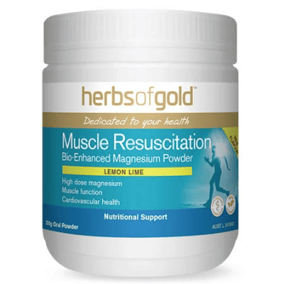 Muscle resuscitation white container